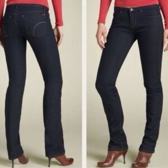 Joe's Jeans Cigarette Fit Dark Blue Jeans Sz 26 Mulholland Wash Straight Leg - Picture 1 of 12